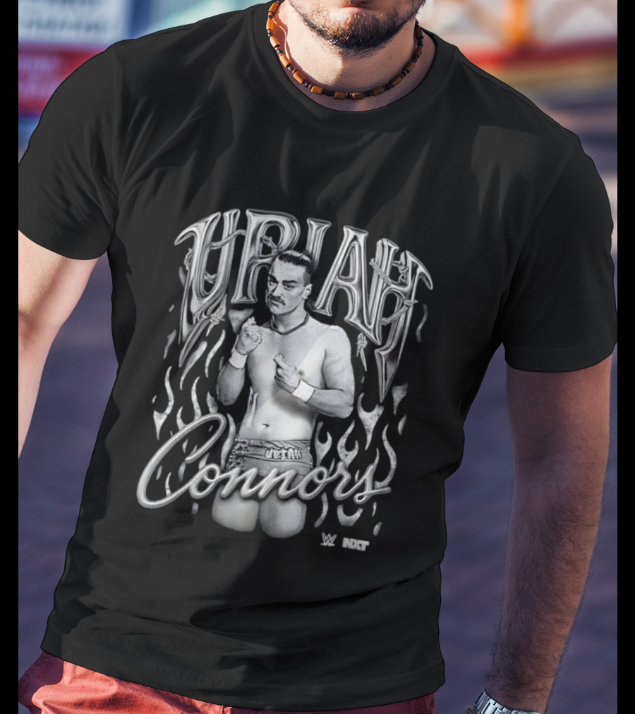 Uriah Connors WWE NXT Vintage Style Flame T-Shirt