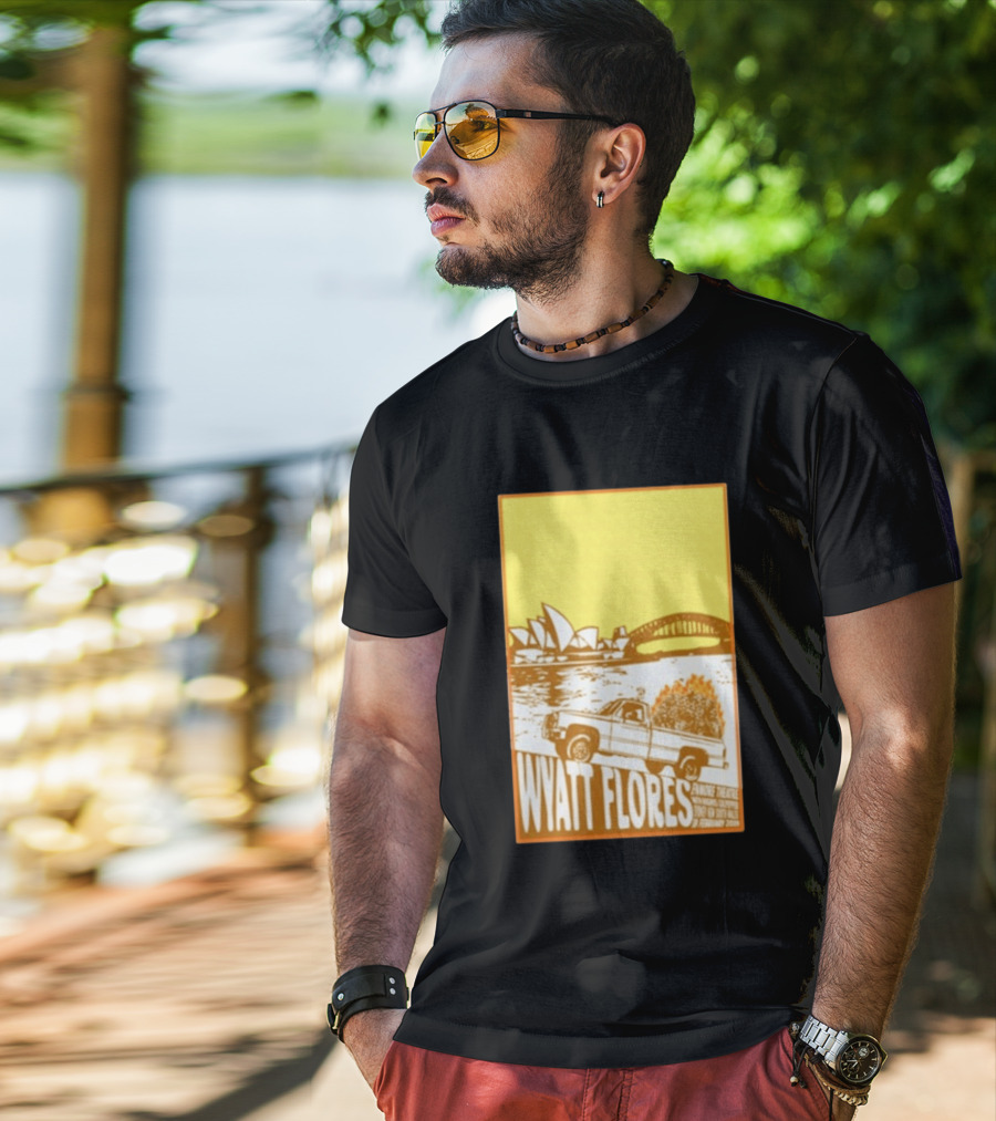 Wyatt Flores Sydney Opera House February 18 2026 Retro Truck Art New South Wales T-Shirt
