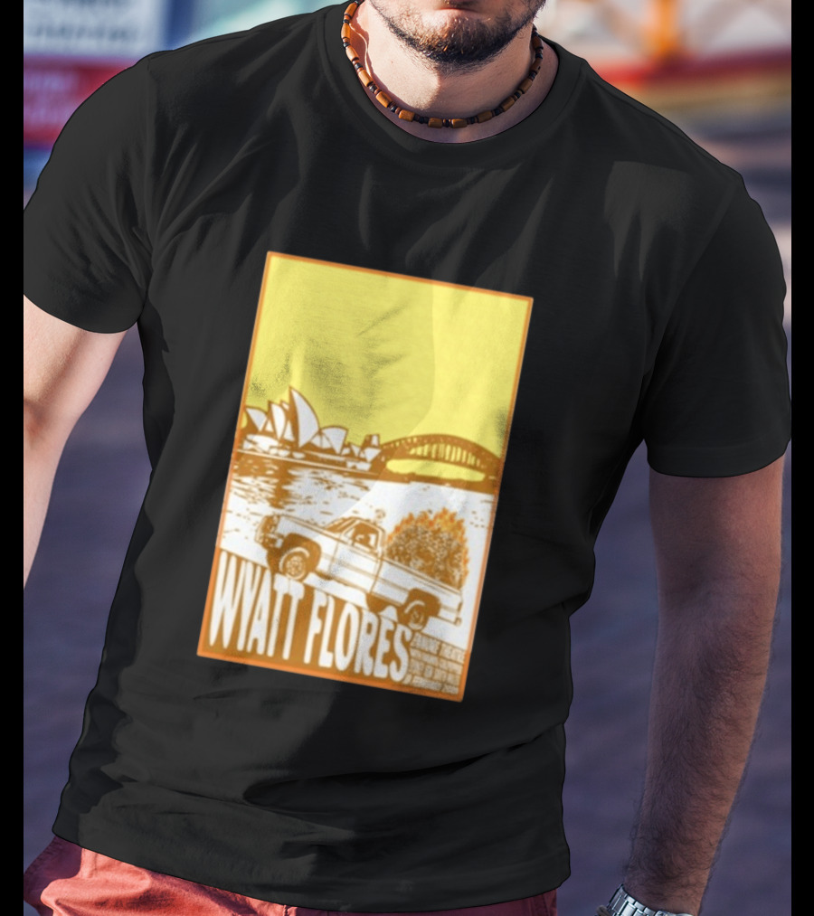 Wyatt Flores Sydney Opera House February 18 2026 Retro Truck Art New South Wales T-Shirt
