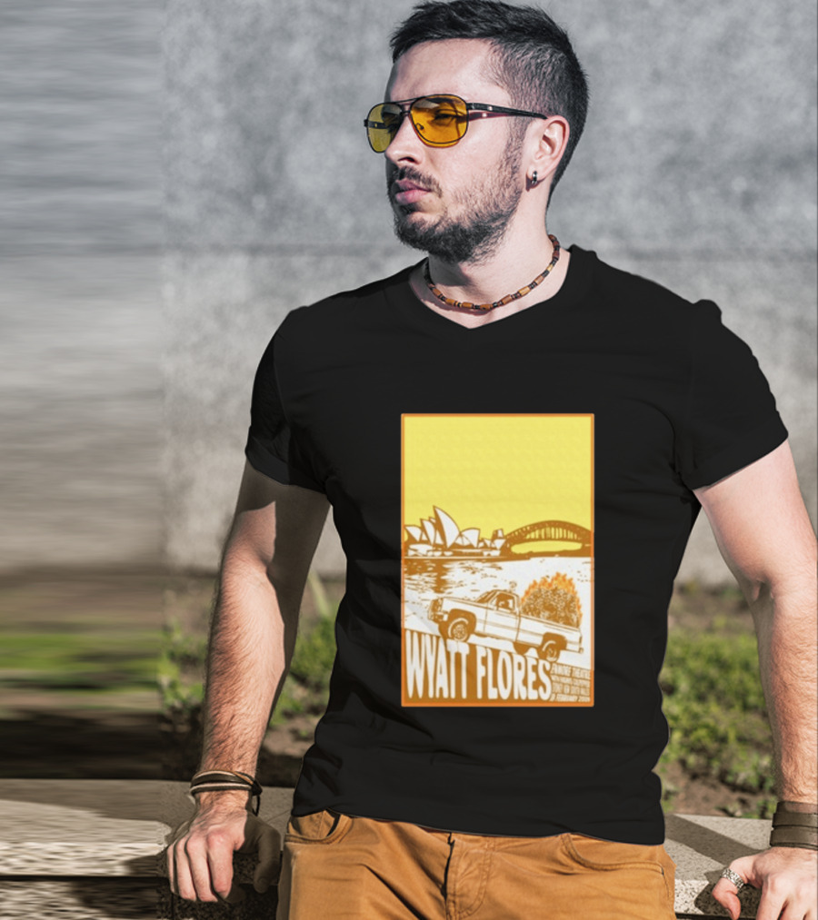 Wyatt Flores Sydney Opera House February 18 2026 Retro Truck Art New South Wales T-Shirt