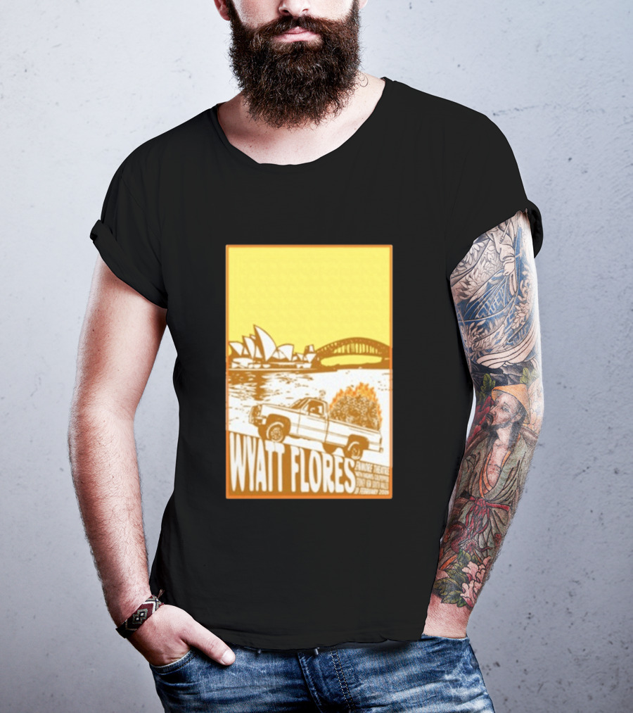 Wyatt Flores Sydney Opera House February 18 2026 Retro Truck Art New South Wales T-Shirt