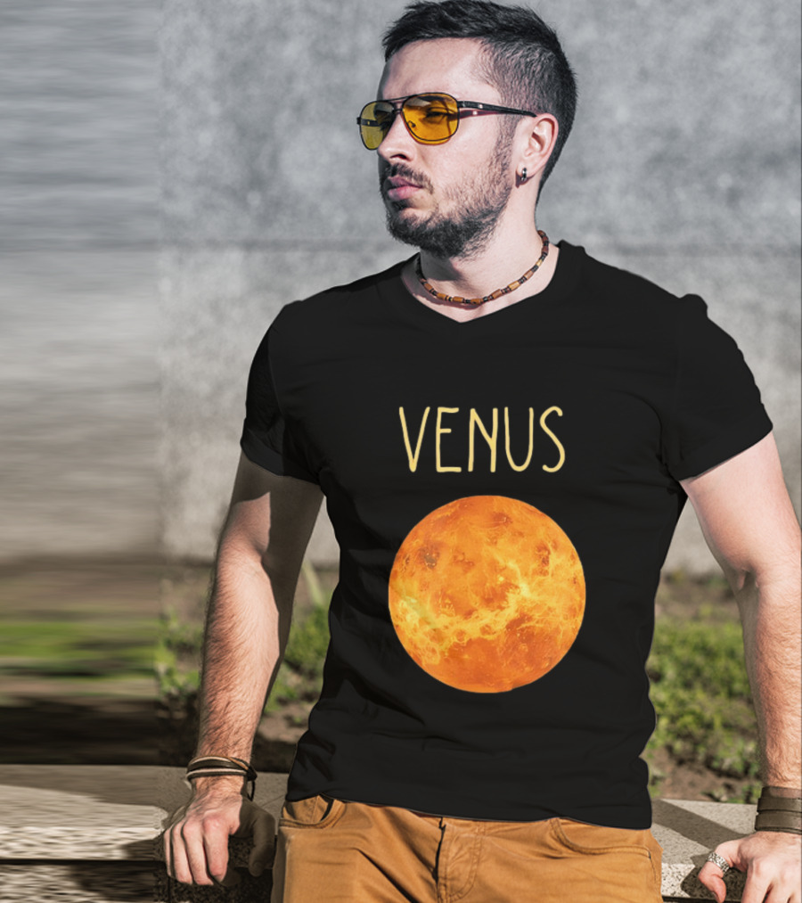 Venus Camiseta Planet Solar System T-Shirt
