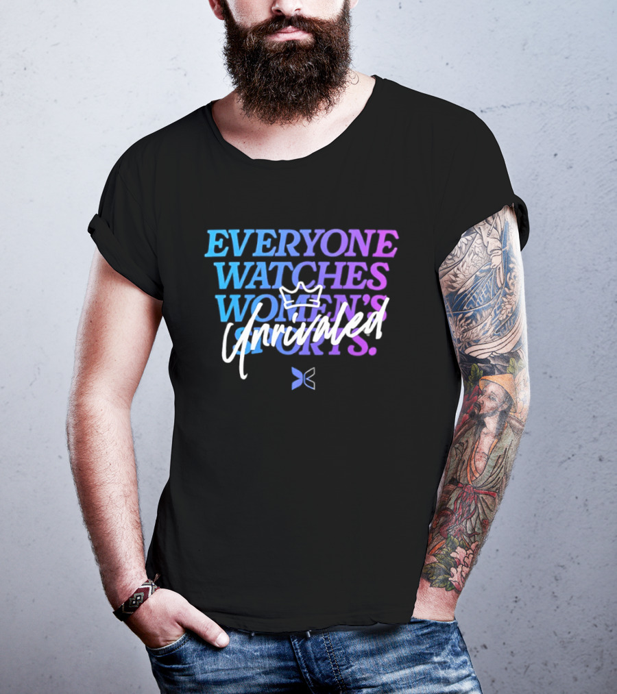Everyone Es Unrivaled Women's Sports Crown And Butterfly T-Shirt
