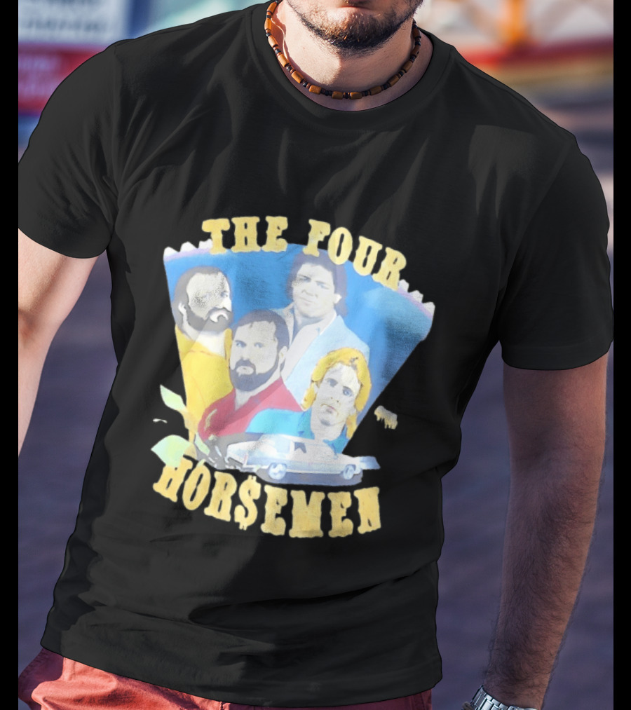 The Four Horsemen Ric Flair Arn Anderson Tully Blanchard Barry Windham Legends T-Shirt