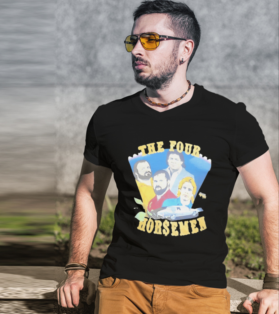 The Four Horsemen Ric Flair Arn Anderson Tully Blanchard Barry Windham Legends T-Shirt