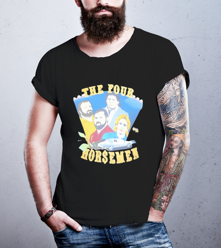 The Four Horsemen Ric Flair Arn Anderson Tully Blanchard Barry Windham Legends T-Shirt
