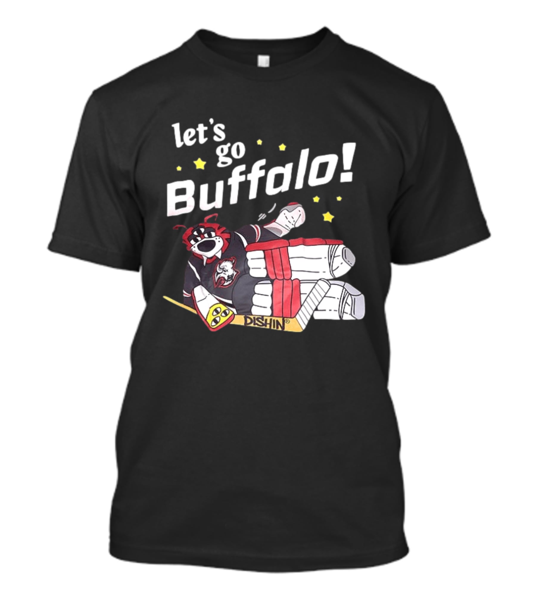 Let's Go Buffalo Sabres Dishin Hockey Team Spirit T-Shirt