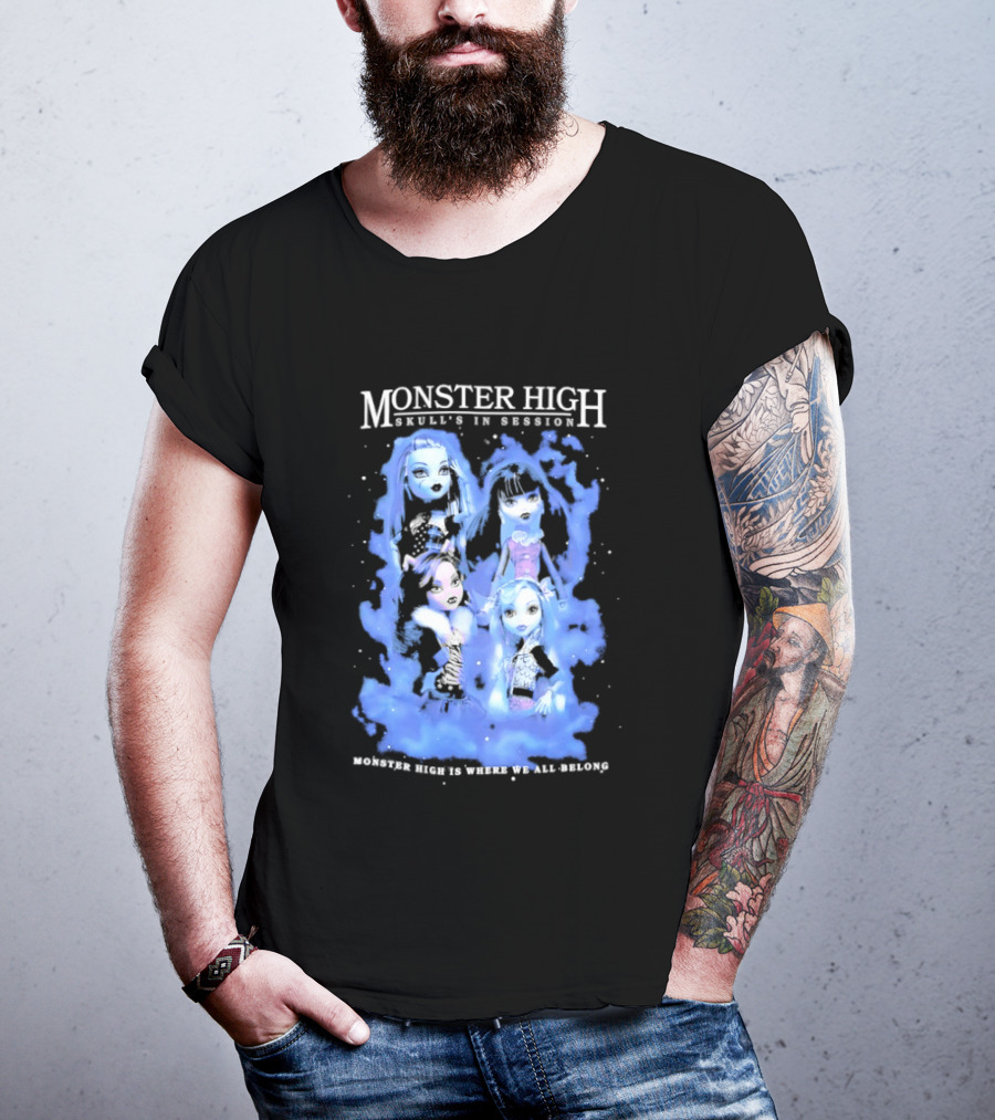 Monster High Skull's In Session Where We All Belong T-Shirt