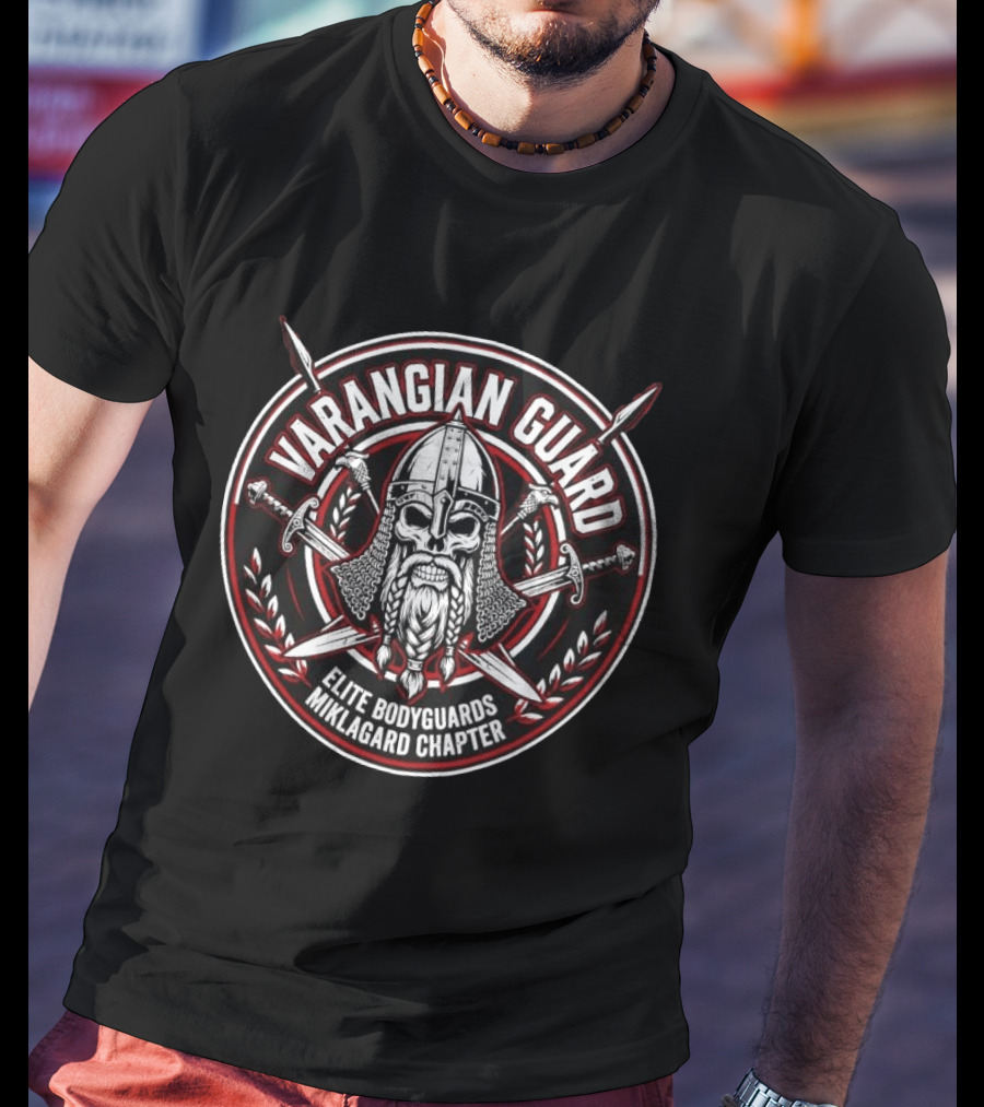Varangian Guard Elite Bodyguards Miklagard Chapter Viking Warrior T-Shirt