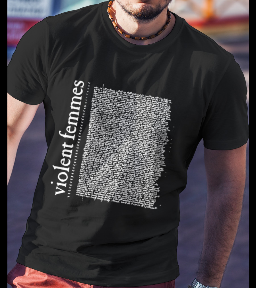 Violent Femmes Self Titled Album Lyrics T-Shirt