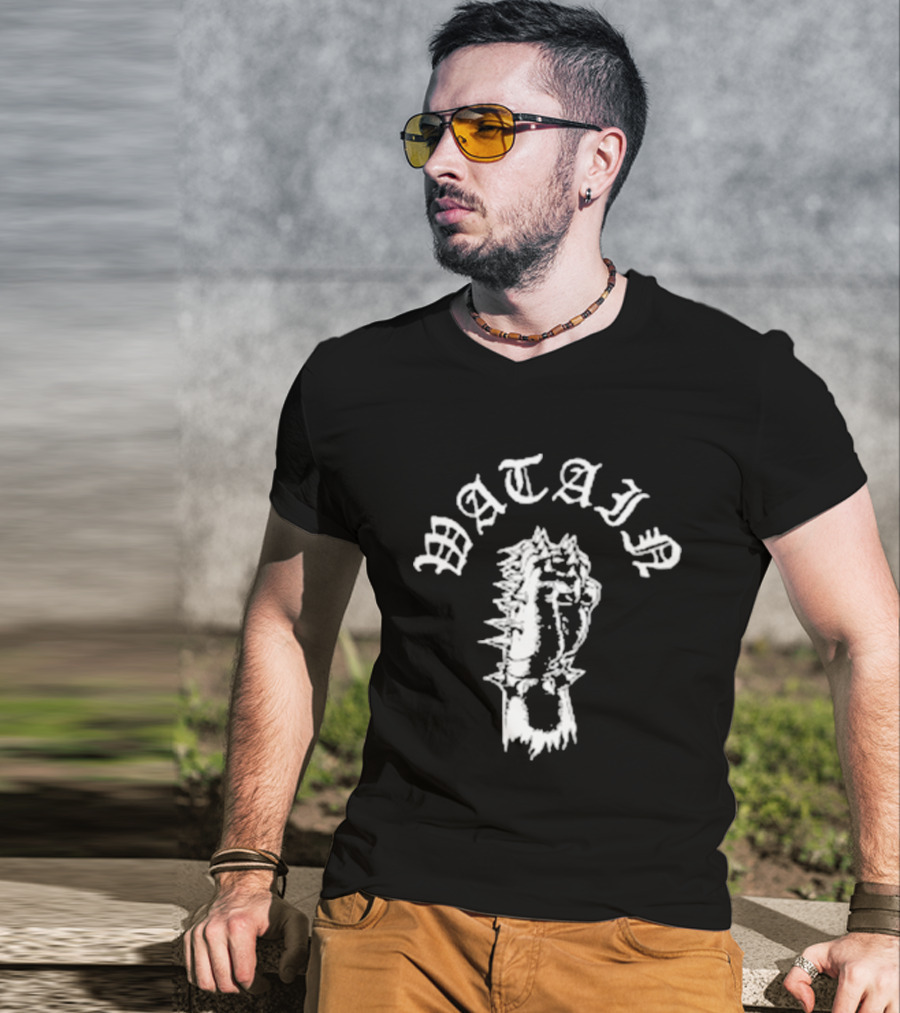 Watain Iron Fist Spiked Gauntlet T-Shirt