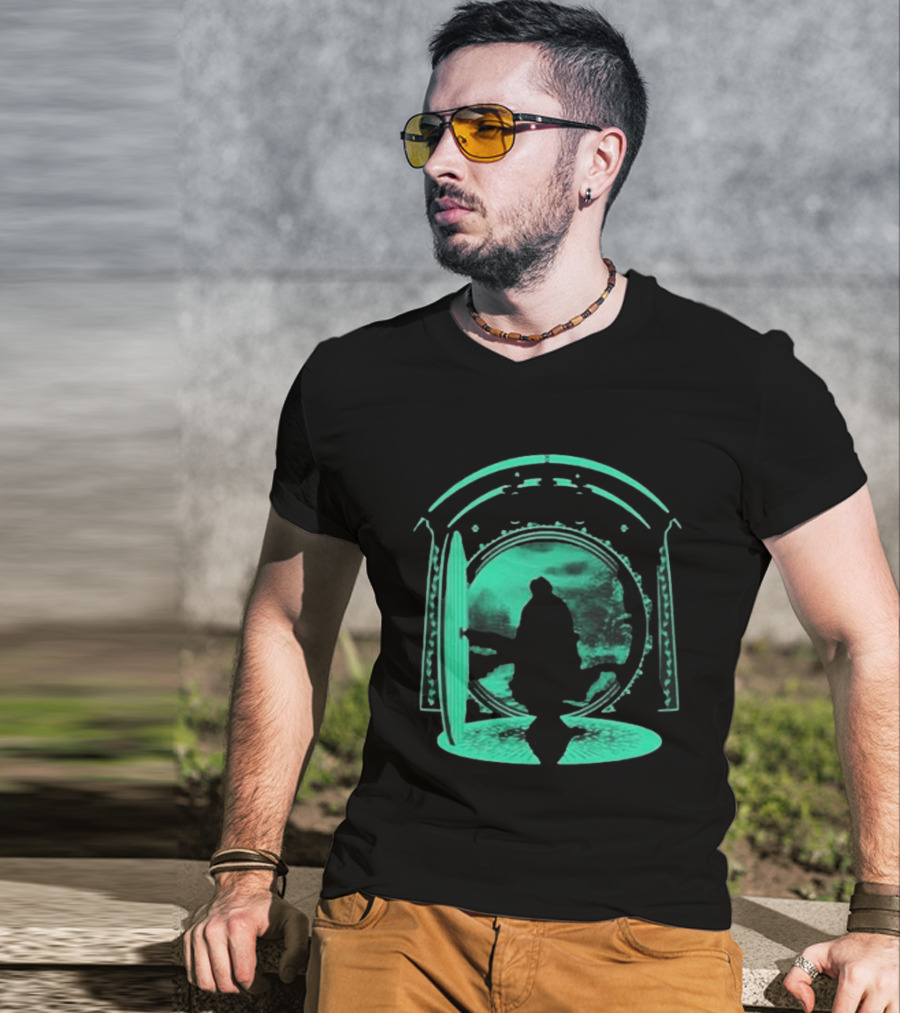 Hobbit Doorway Middle Earth Fantasy Adventure T-Shirt