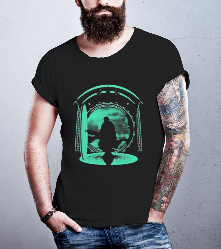Hobbit Doorway Middle Earth Fantasy Adventure T-Shirt