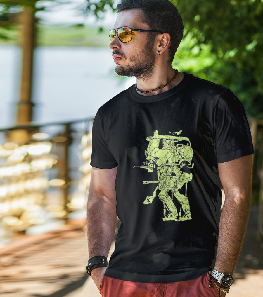 Wolf Parade Thin Mind Mech Walker Concept T-Shirt