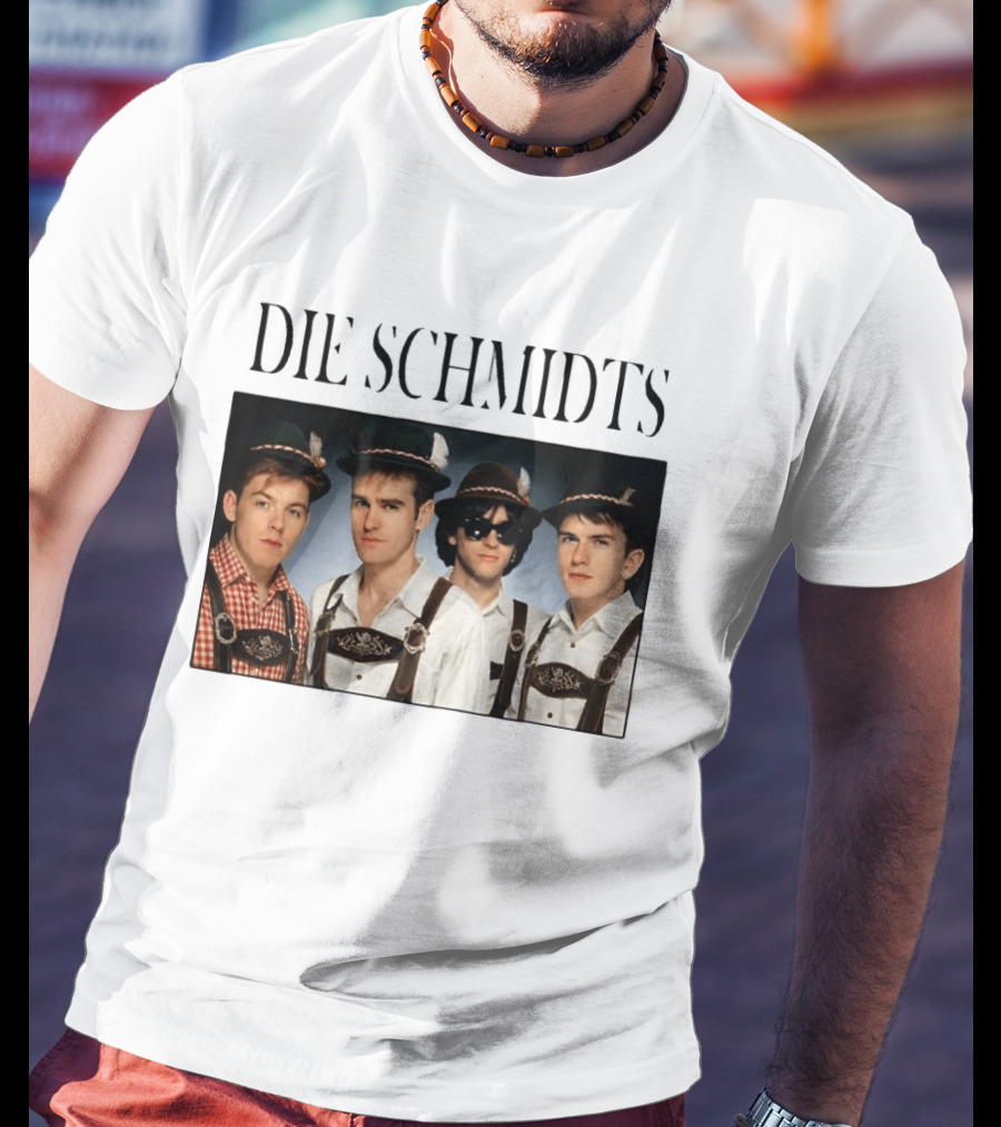 Die Schmidts Oktoberfest Band Photo Bavarian Outfit T-Shirt