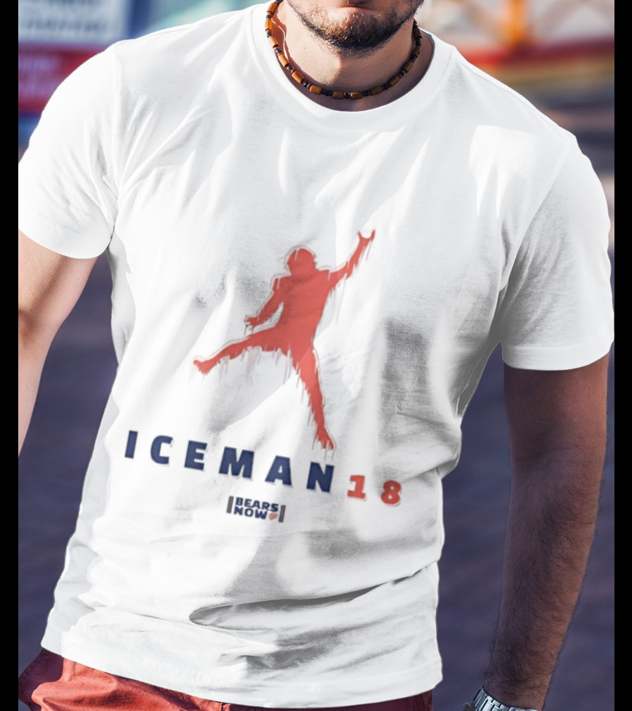 Iceman 18 Chicago Bears Caleb Williams Jumpman T-Shirt