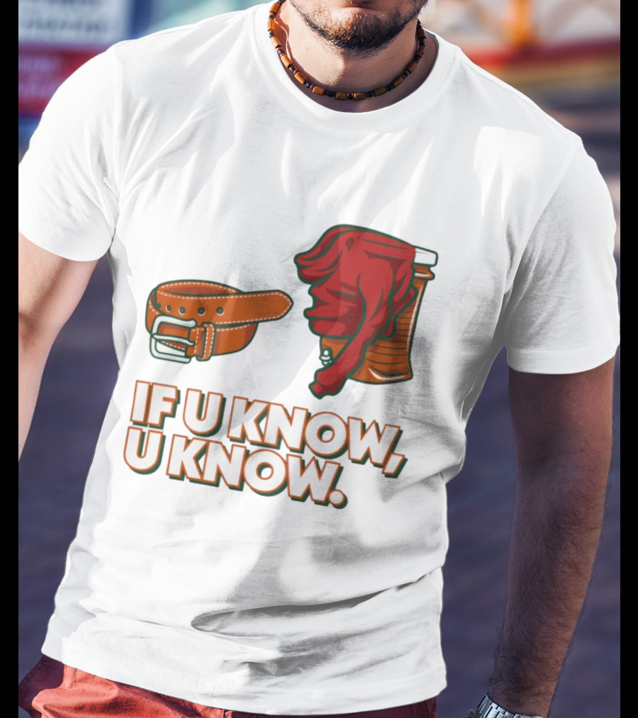 Miami Hurricanes If U Know U Know Belt And Cooler Clothing T-Shirt