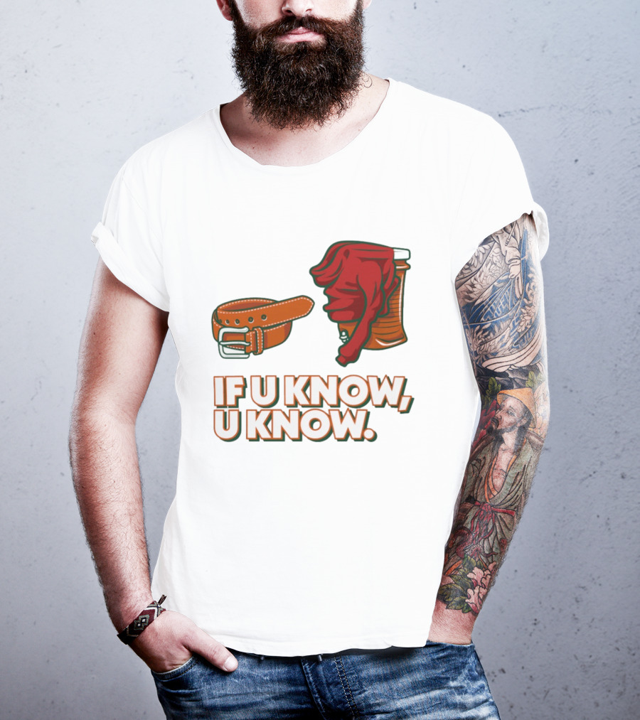 Miami Hurricanes If U Know U Know Belt And Cooler Clothing T-Shirt