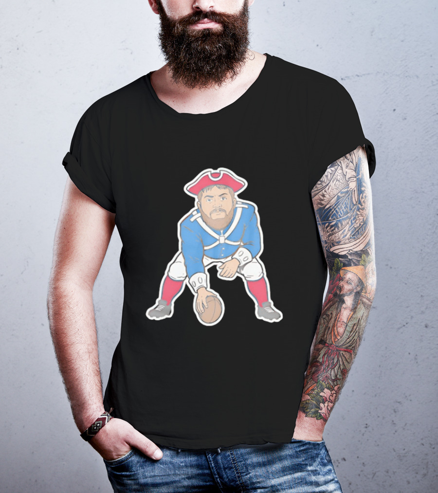 Best Section 10 Football Colonial Style Quarterback In Revolutionary War Uniform T-Shirt