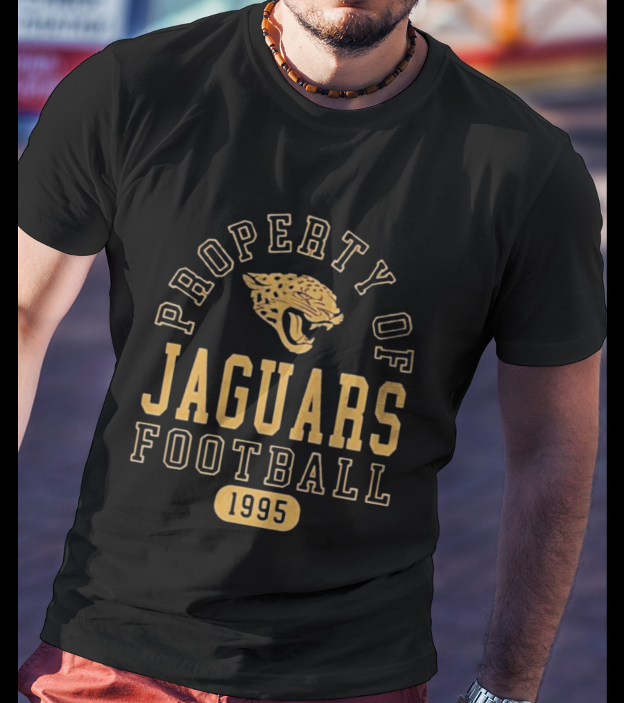Property Of Jaguars Football 1995 T-Shirt