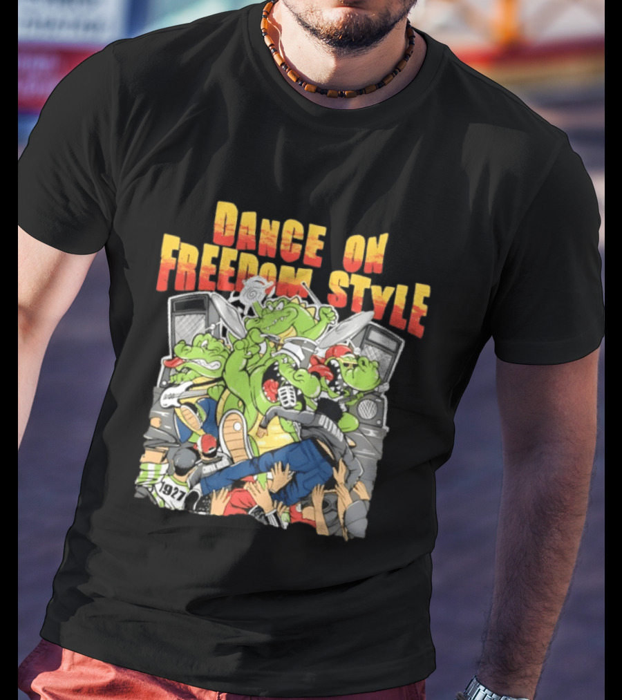 Dance On Freedom Style 1927 Energetic Party Crocodiles T-Shirt