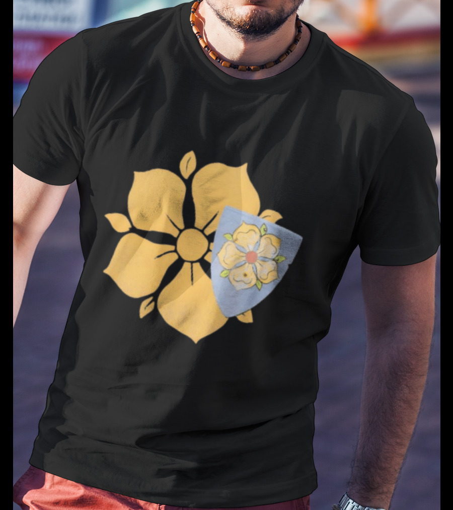 Kingdom Come Deliverance II Yellow Flower Emblem Vavak T-Shirt