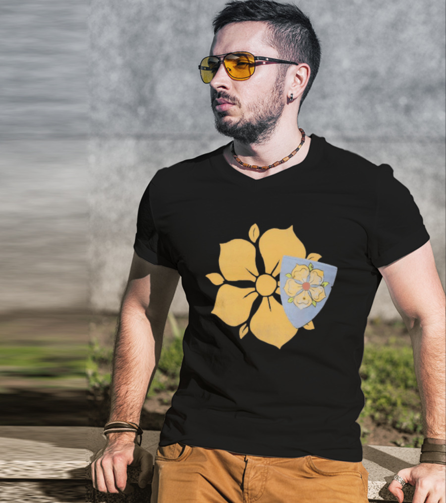 Kingdom Come Deliverance II Yellow Flower Emblem Vavak T-Shirt