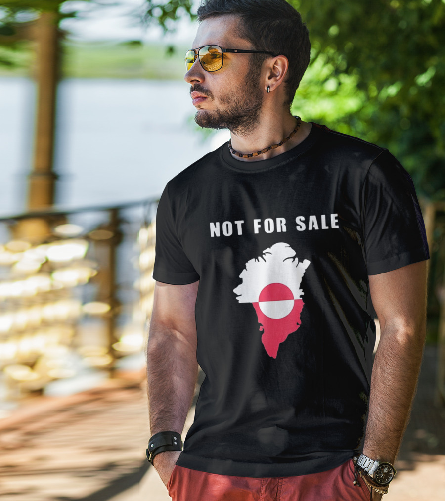 Greenland Map Not For Sale Flag T-Shirt