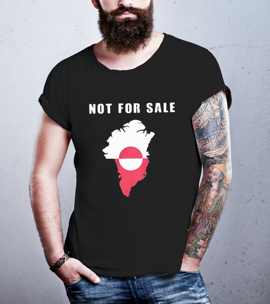 Greenland Map Not For Sale Flag T-Shirt