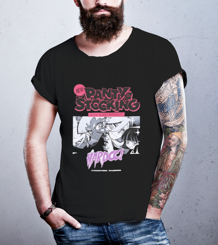 New Panty & Stocking With Garterbelt Hardcore Anime T-Shirt