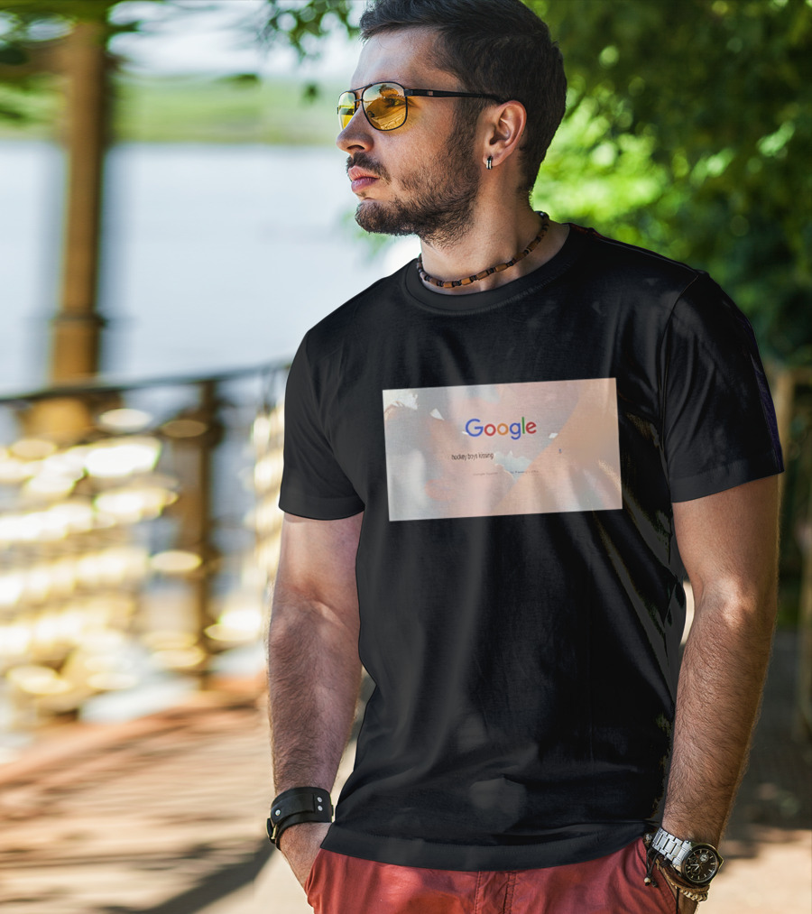 Google Shane And Ilya Hockey Boys Kissing Page T-Shirt