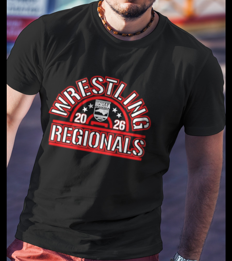 Wrestling Regionals NCHSAA 2026 T-Shirt