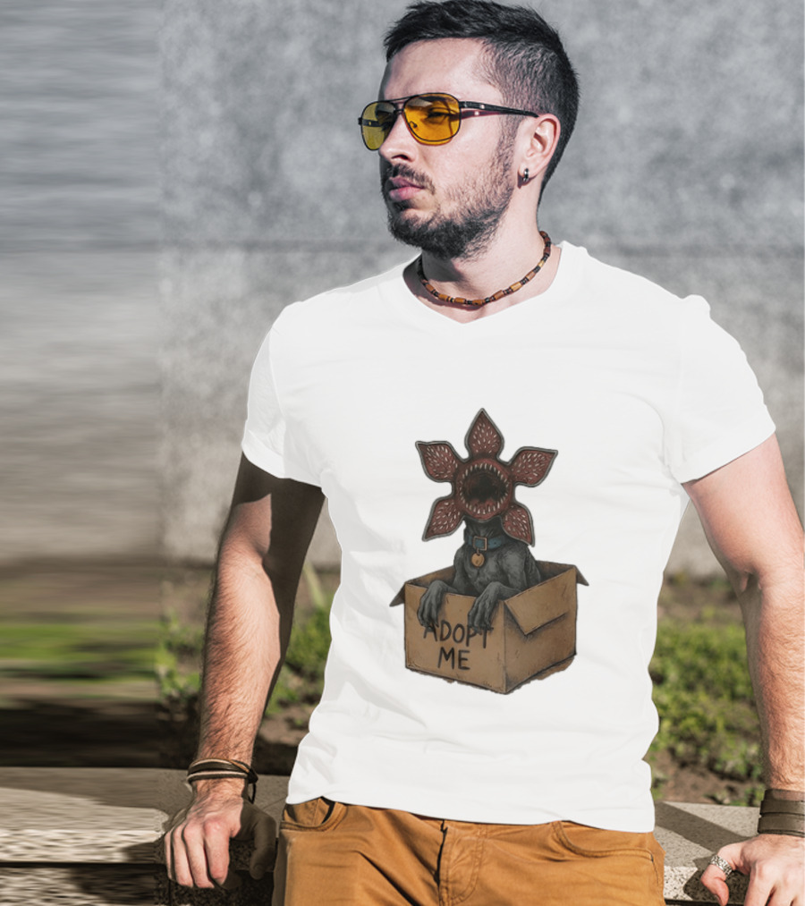 Adopt A Demogorgon Adopt Me Stranger Things Pet Box T-Shirt