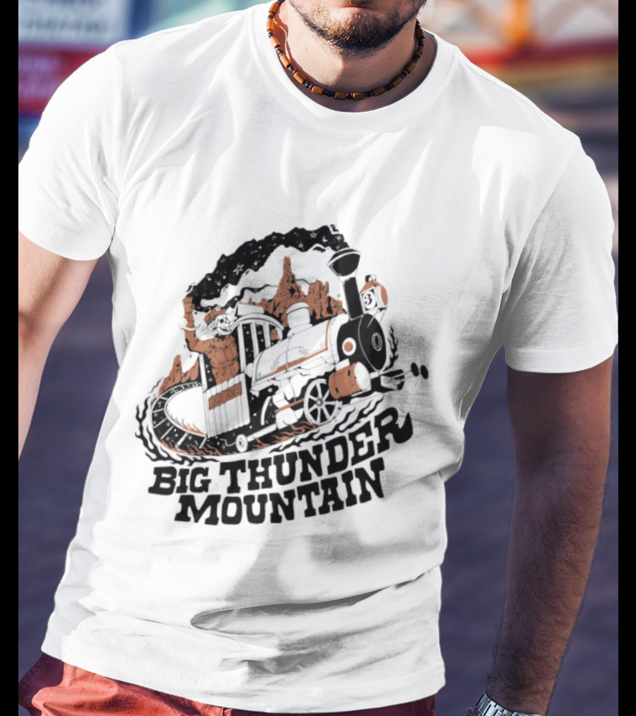 Big Thunder Mountain Railroad Skeleton Train Adventure T-Shirt