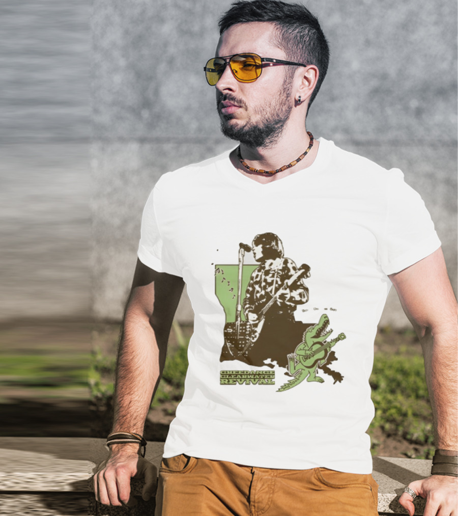 Creedence Clearwater Revival Bayou Vibes Swampy Riffs Pure CCR T-Shirt