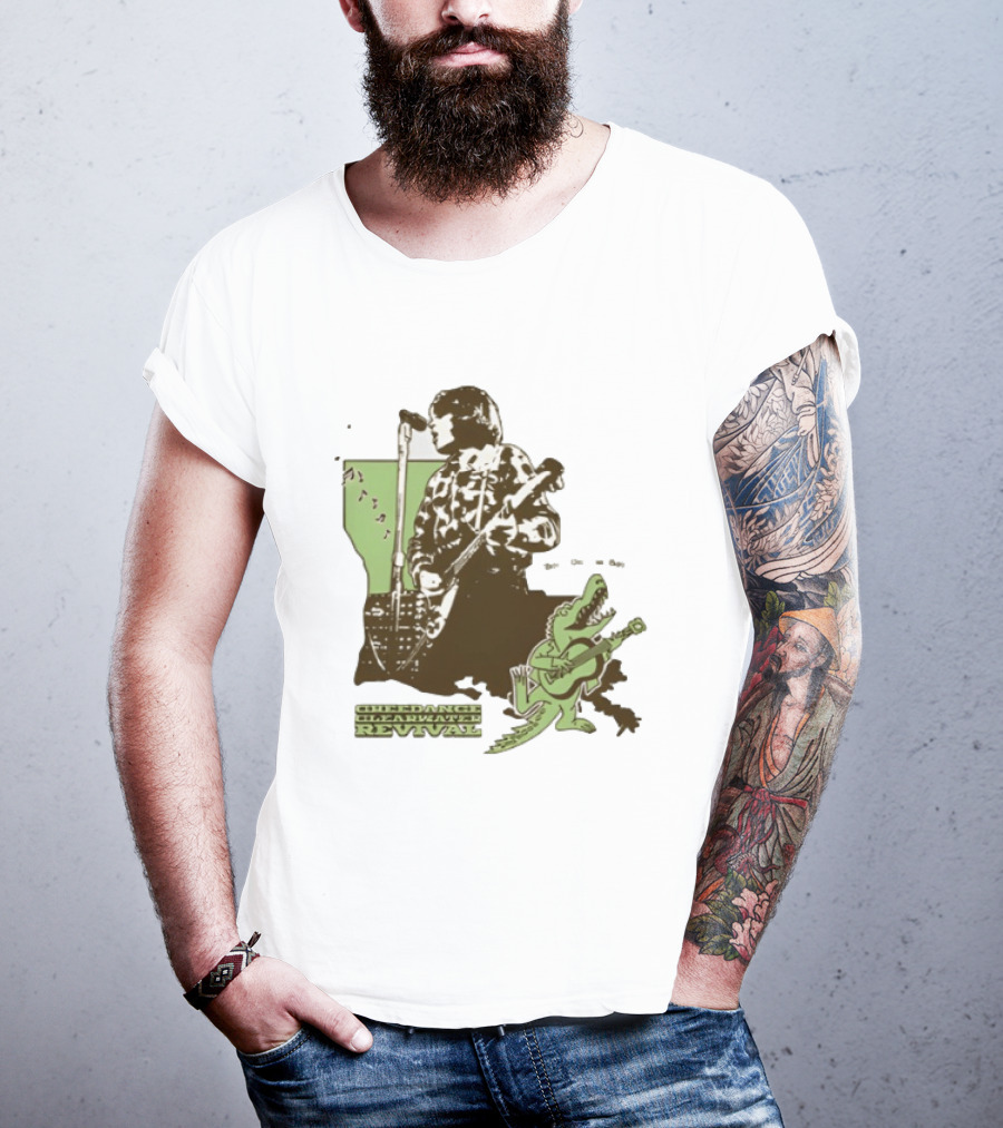 Creedence Clearwater Revival Bayou Vibes Swampy Riffs Pure CCR T-Shirt