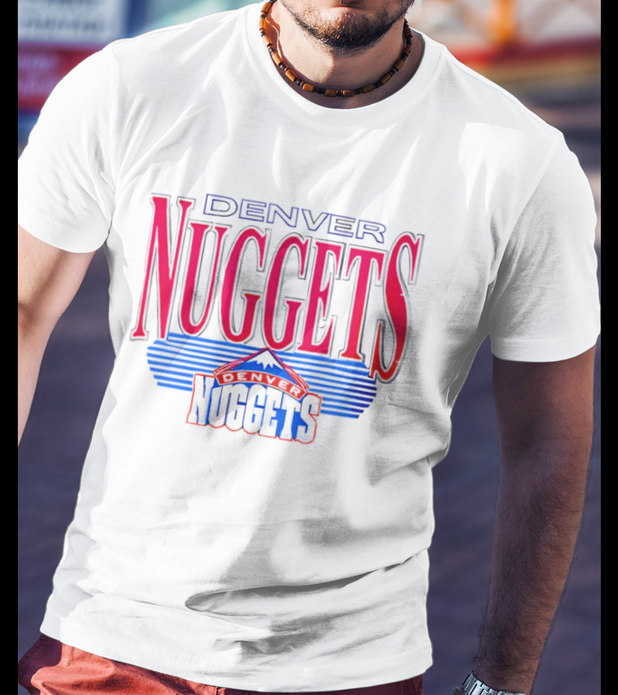 Denver Nuggets NBA Basketball Retro Style Vintage Logo Collection T-Shirt