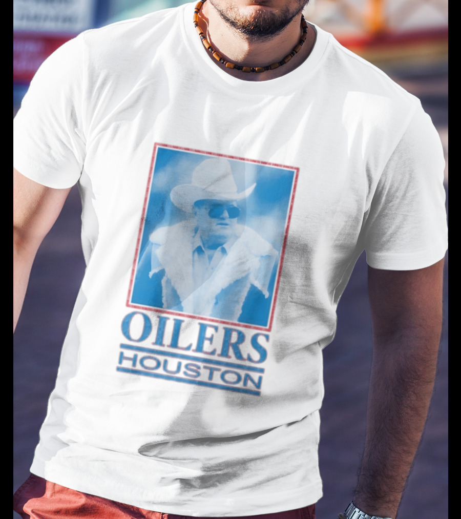 Houston Oilers Coach Bum Phillips T-Shirt