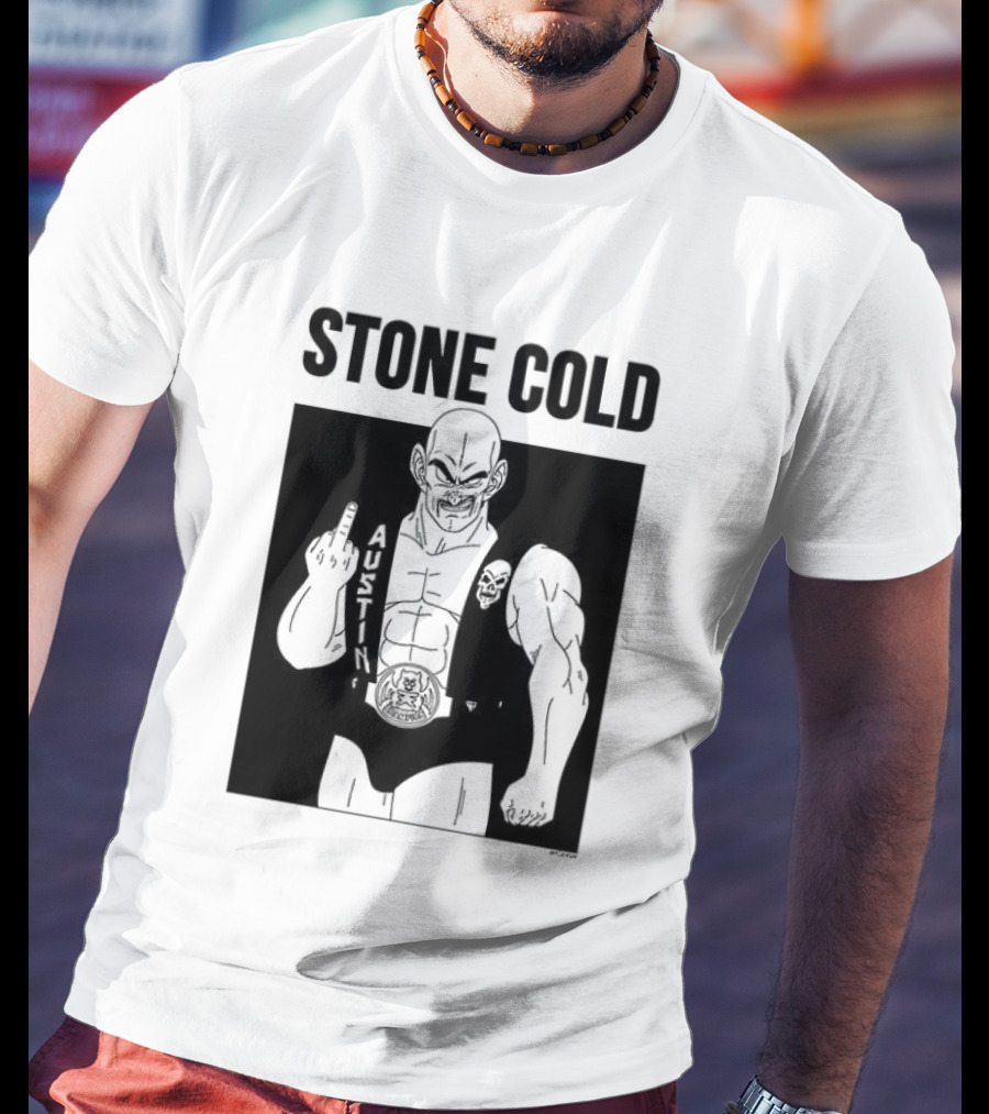 Stone Cold Nappa Gesture Iconic Fusion T-Shirt