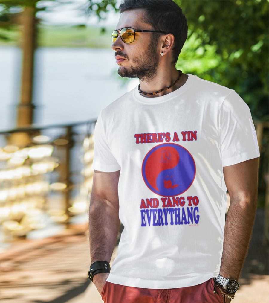Yin Yang Duality With Angel Devil T-Shirt
