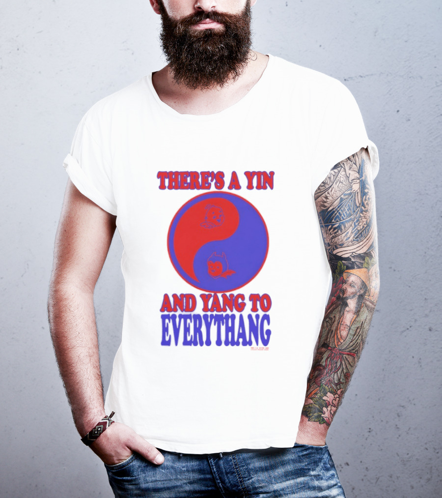 Yin Yang Duality With Angel Devil T-Shirt