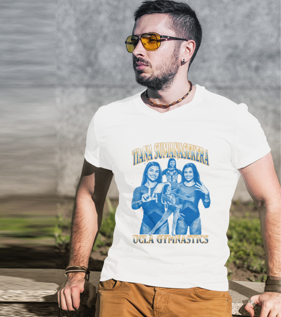 Tiana Sumanasekera UCLA Gymnastics Performance T-Shirt