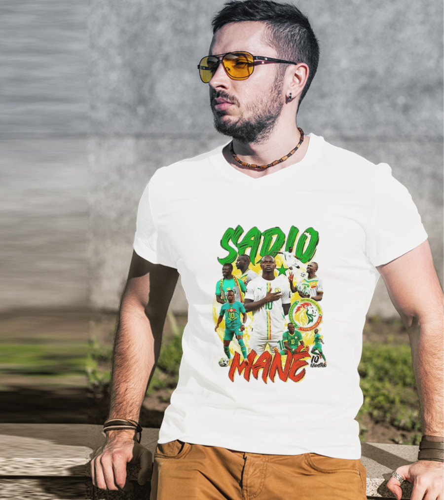 Sadio Mané Senegal National Football Team 10 2026 T-Shirt