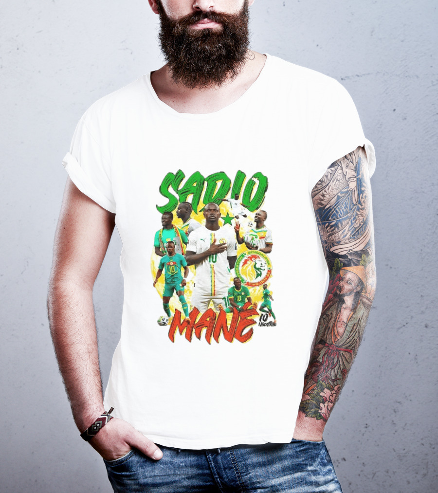 Sadio Mané Senegal National Football Team 10 2026 T-Shirt