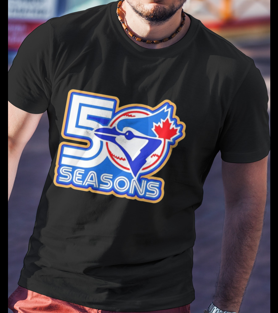 Blue Jays 50 Seasons Anniversary Celebration T-Shirt