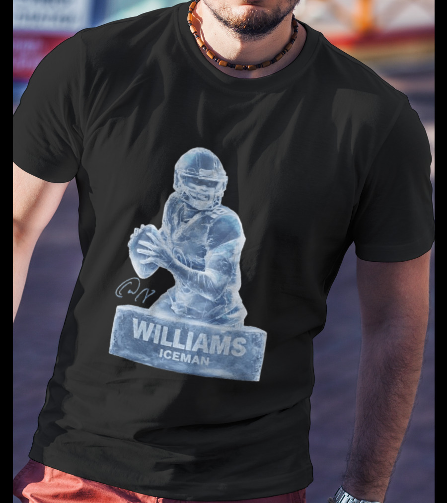 Williams Iceman Chicago Bears Sculpture T-Shirt