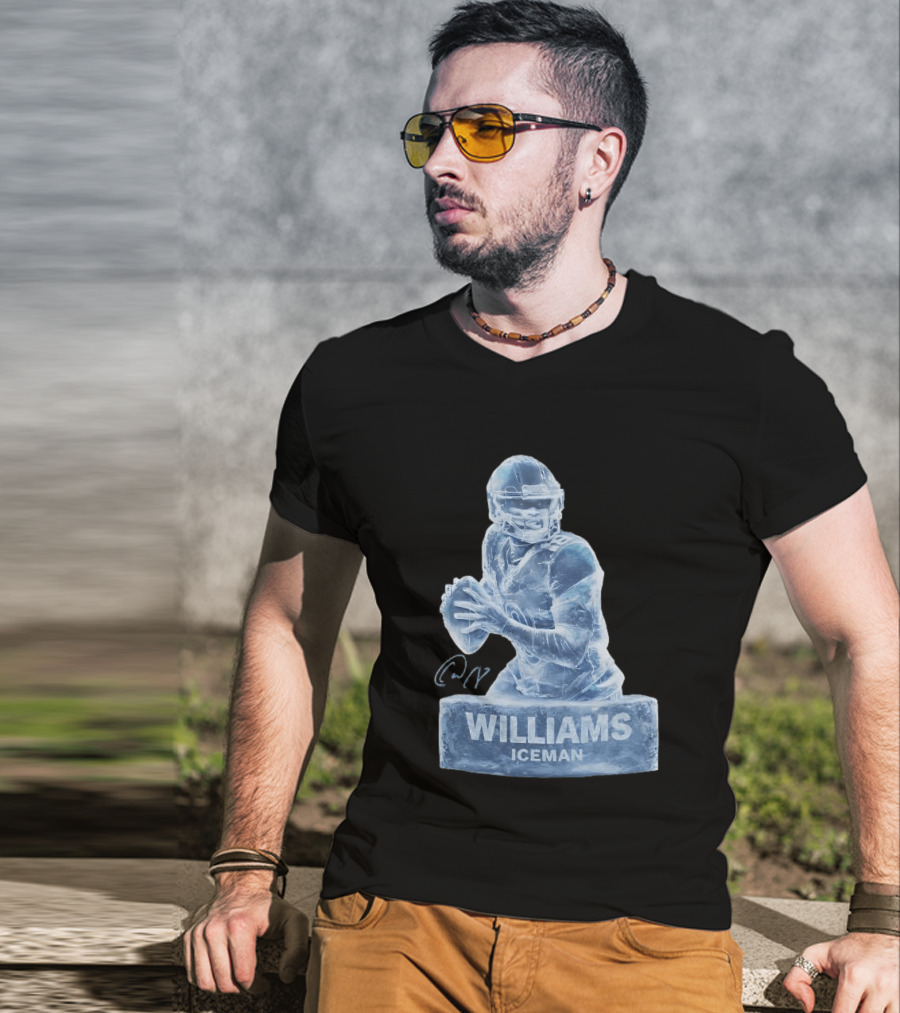 Williams Iceman Chicago Bears Sculpture T-Shirt
