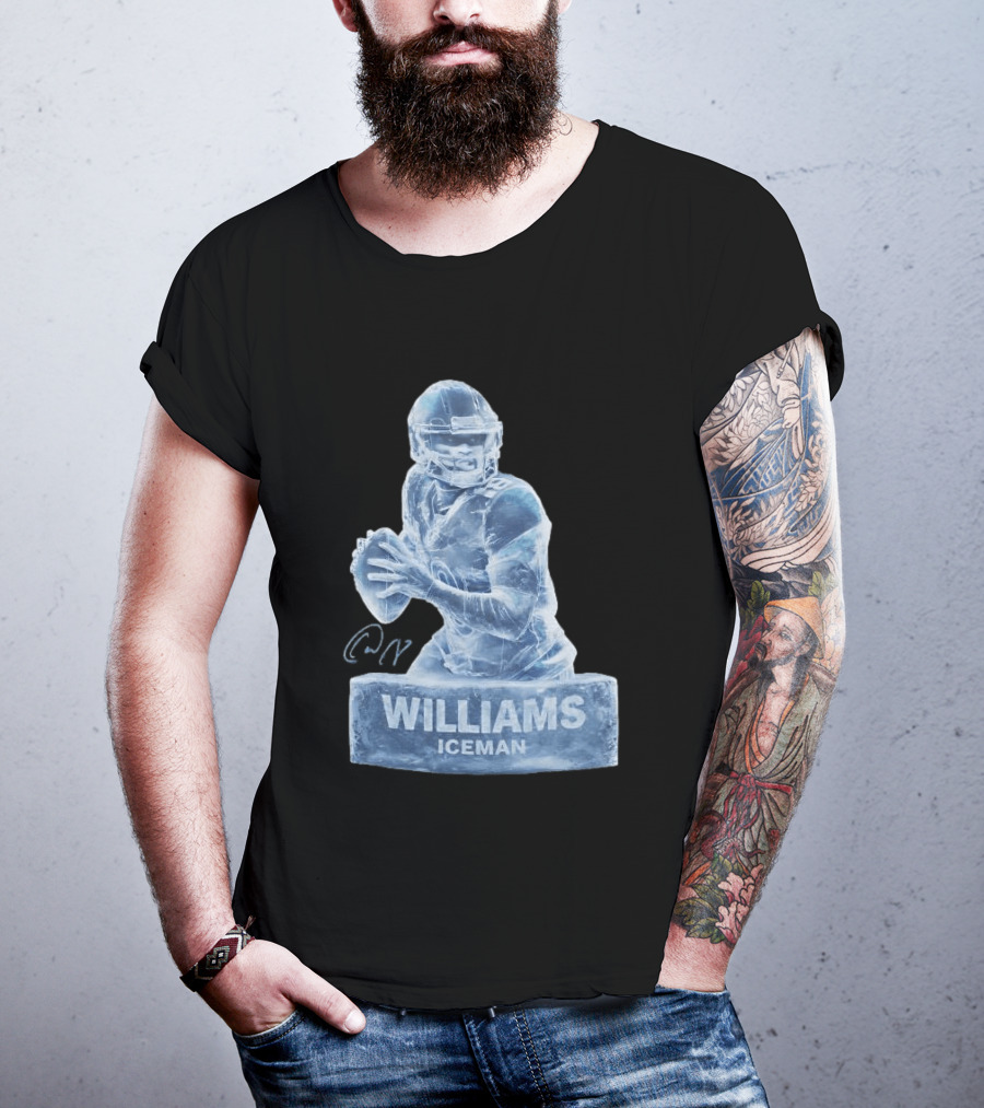 Williams Iceman Chicago Bears Sculpture T-Shirt