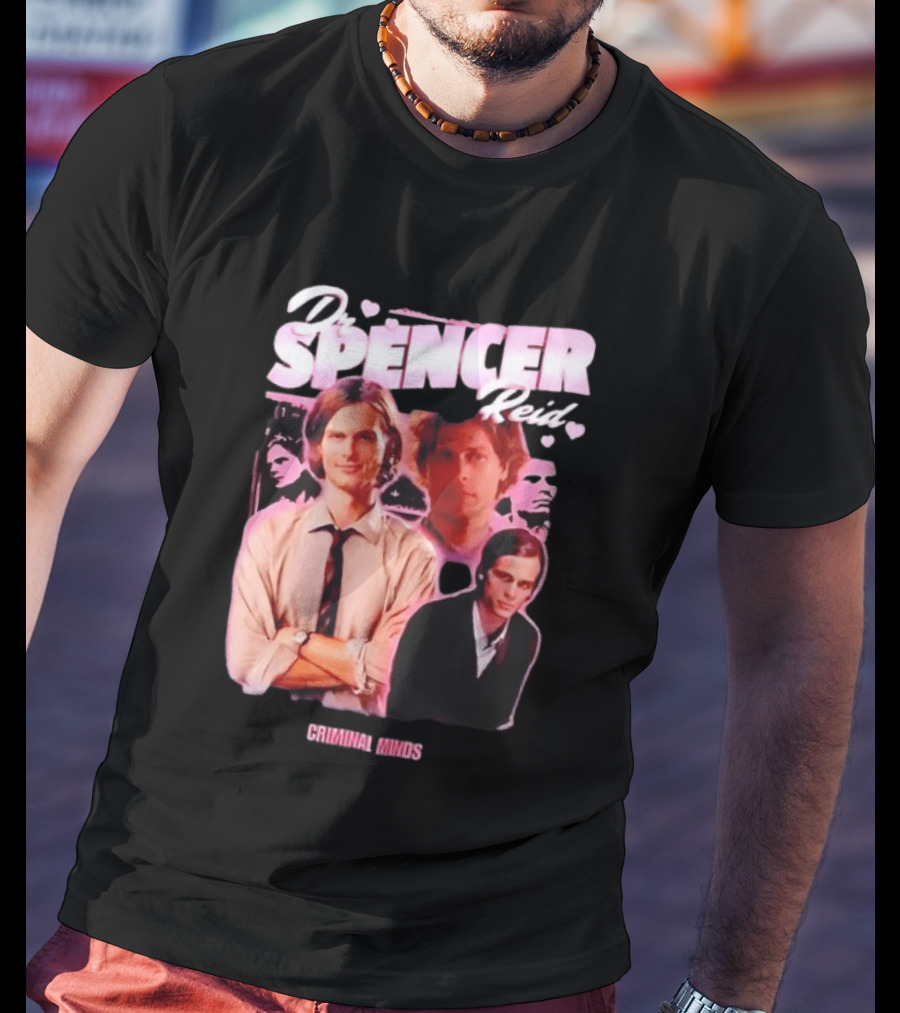 Dr Spencer Reid Criminal Minds Heart T-Shirt