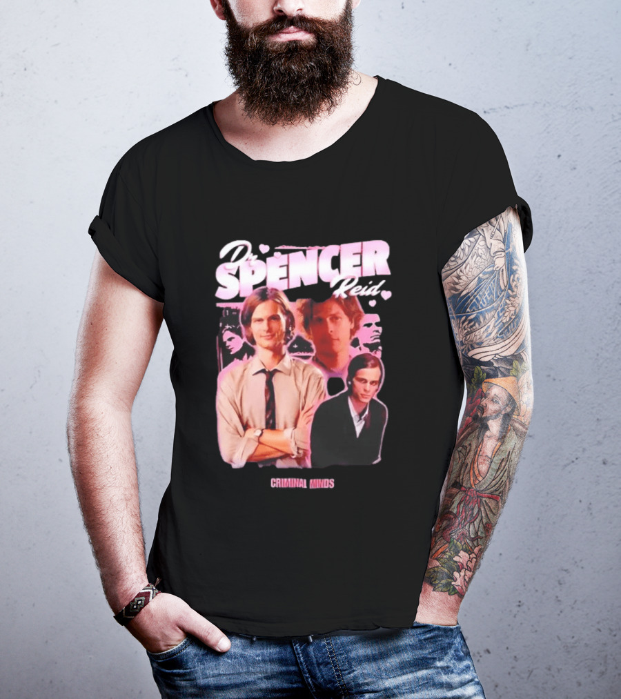 Dr Spencer Reid Criminal Minds Heart T-Shirt